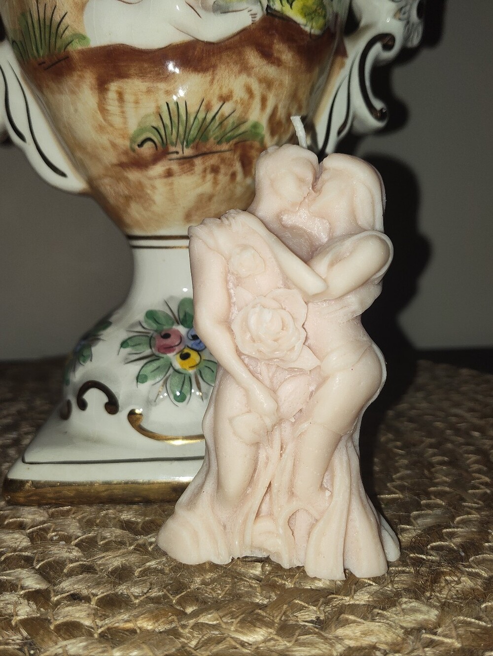 Romantic Embrace Sculpted Candle